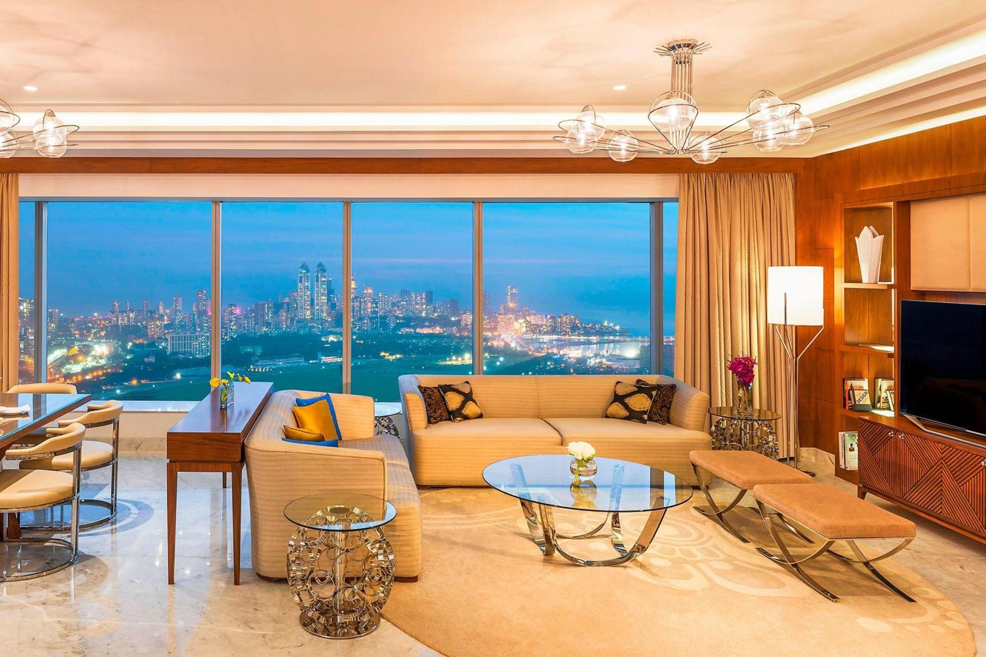 圣瑞吉孟买酒店 外观 照片 A suite at the Westin Mumbai International
