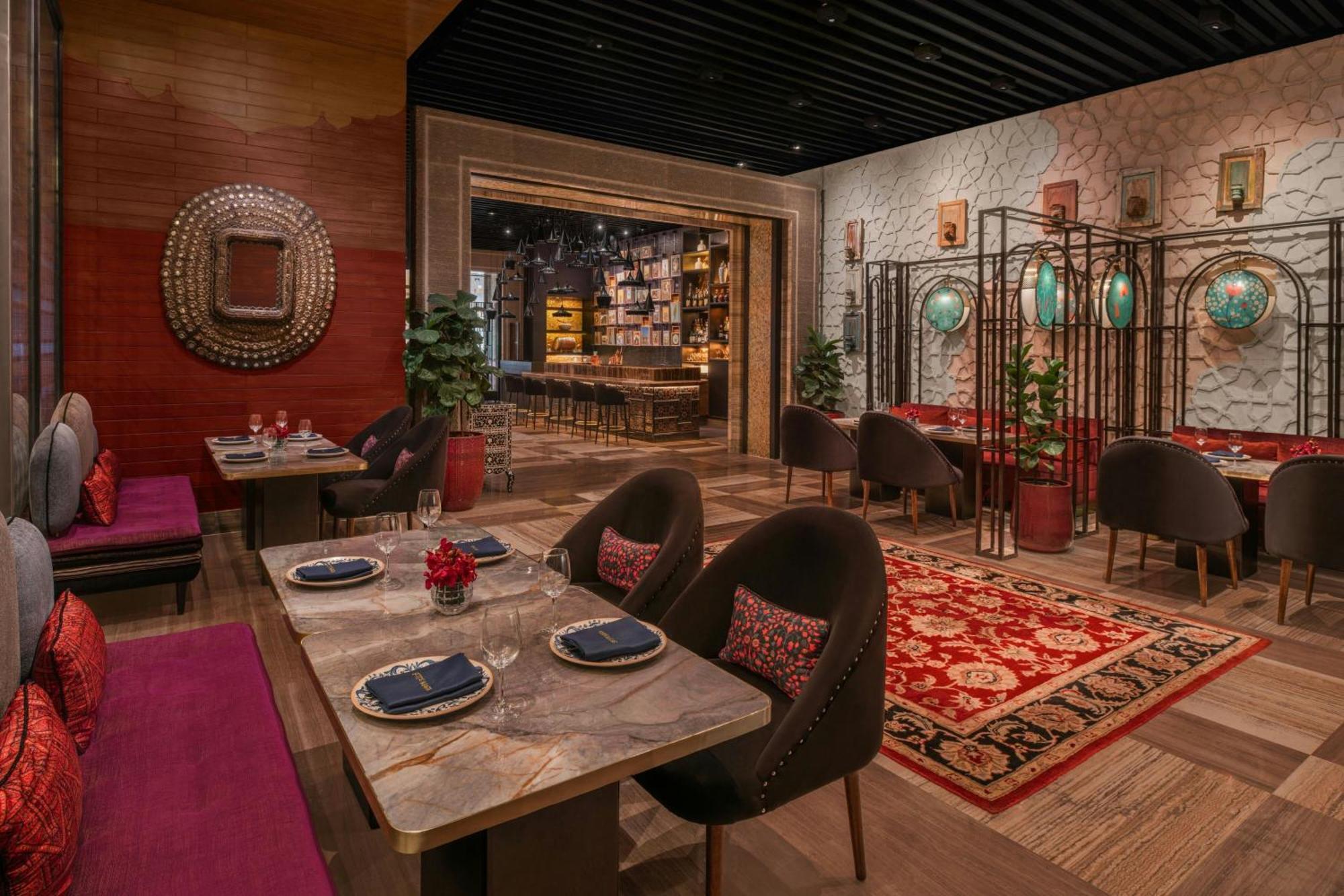 圣瑞吉孟买酒店 外观 照片 The interior of the restaurant