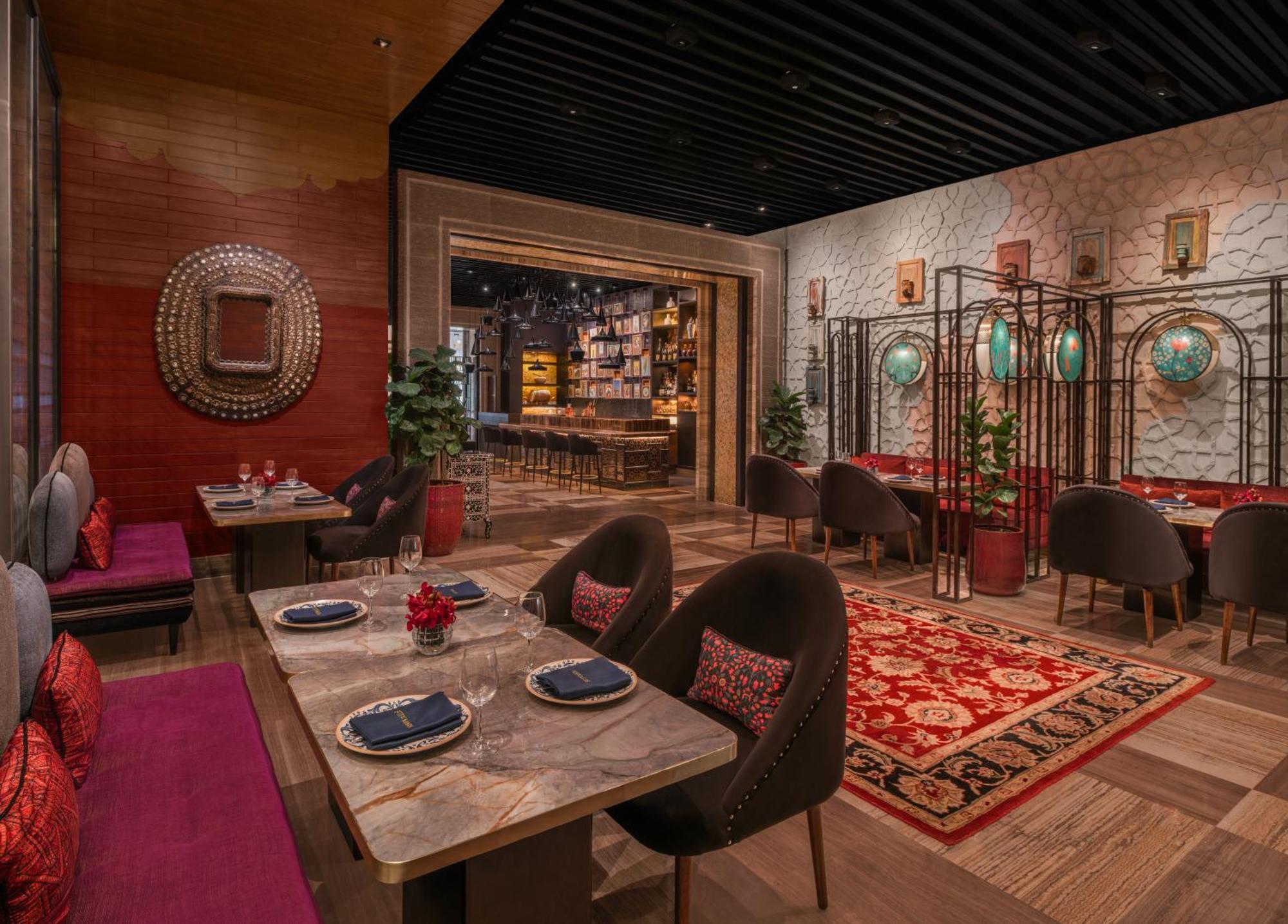 圣瑞吉孟买酒店 外观 照片 The interior of the restaurant